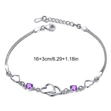 Zircon Inlaid Fashion Bracelet for Women Adjustable Beaded