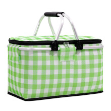 Picnic Basket with Utensils Insulated Portable Cooler