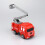 Fire Fighting Truck Cupcake Toppers Red Plastic 4 Pcs 6