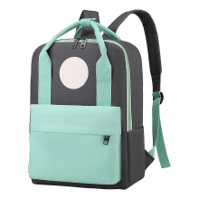 Zaino da viaggio leggero in tela, 32 cm, con molteplici tasche, ideale per l'uso quotidiano e le attività all'aperto.