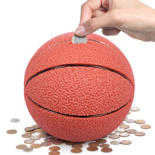 Sports Piggy Bank for Kids with Wide Top Coin Slot