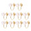 Non-Pierced Clip-On Earring Converters Copper 10-Pack 2