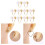 Non-Pierced Clip-On Earring Converters Copper 10-Pack 8