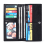 Women's RFID Blocking Leather Credit Card Holder - Black 1