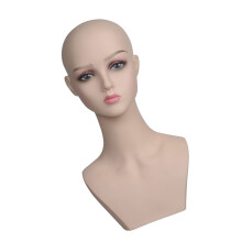 Female Mannequin Head Portable Wig Stand Makeup Doll Head
