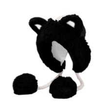 Cat Ear Knit Hat with Pom Pom, Fleece-Lined Winter Beanie for Women – Warm, Cute & Fashionable for Cold Weather & Everyday Wear