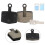 Bicycle Disc Brake Pads Organic 26x20mm 1 Pair 5