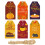 Thanksgiving paper tags fall pumpkin maple leaf rope 60 pcs 1