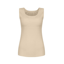 Sports sling vest with built-in bra and tummy control –
