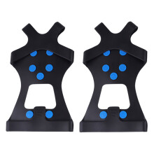 Ice Cleats for Shoes and Boots Black M with 7 Steel Studs