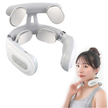 Heating Neck Massager Electric 4-Head Vibrator for Pain