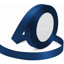 Single Faced Polyester Satin Ribbon - Perfect for Wedding Decor, Wreath, Crafts, Gift Wrapping & Other Projects