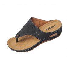 Women's Navy Summer Wedge Sandals Size 37 1 Pair