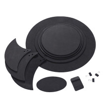 Drum Mute Pads Set Foam Silencer for Jazz Drums and Cymbals