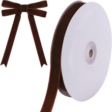 Velvet Ribbon 10 Yards 5/8 Inch Christmas Tree Gift Wrapping