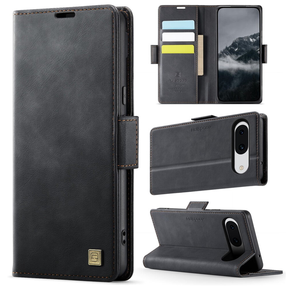 Autspace Magnetic Wallet Phone Case For Google Pixel 8A 968604593604