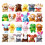 Mini Stuffed Animals Plush Keychain Set 24 Pcs 1