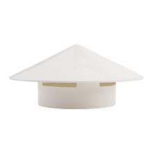 PVC roof ventilation grille rain cap round 75-160mm