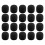 Black Mic Sponge Covers for Lapel Microphone 40 pcs 1