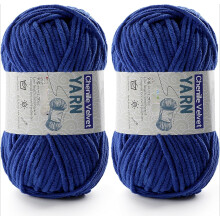 Chenille Yarn for Crocheting Soft Blankets 50g 60m