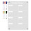 Acrylic Magnetic Meal Planner Board Clear Weekly Calendar 1