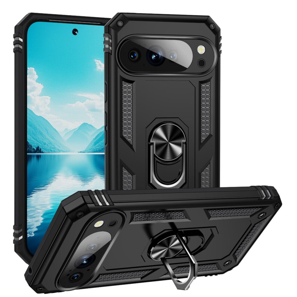 Google Pixel 10 Pro Case 6.3-Inch Impact Resistant Black 974856084166