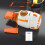 AuroraX Cordless Handheld Vacuum Orange 1