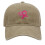 Pink Ribbon Embroidered Baseball Cap Adjustable Denim Hat 1