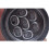 Circular Car Connector Silver 7-Pin 1 Set 1