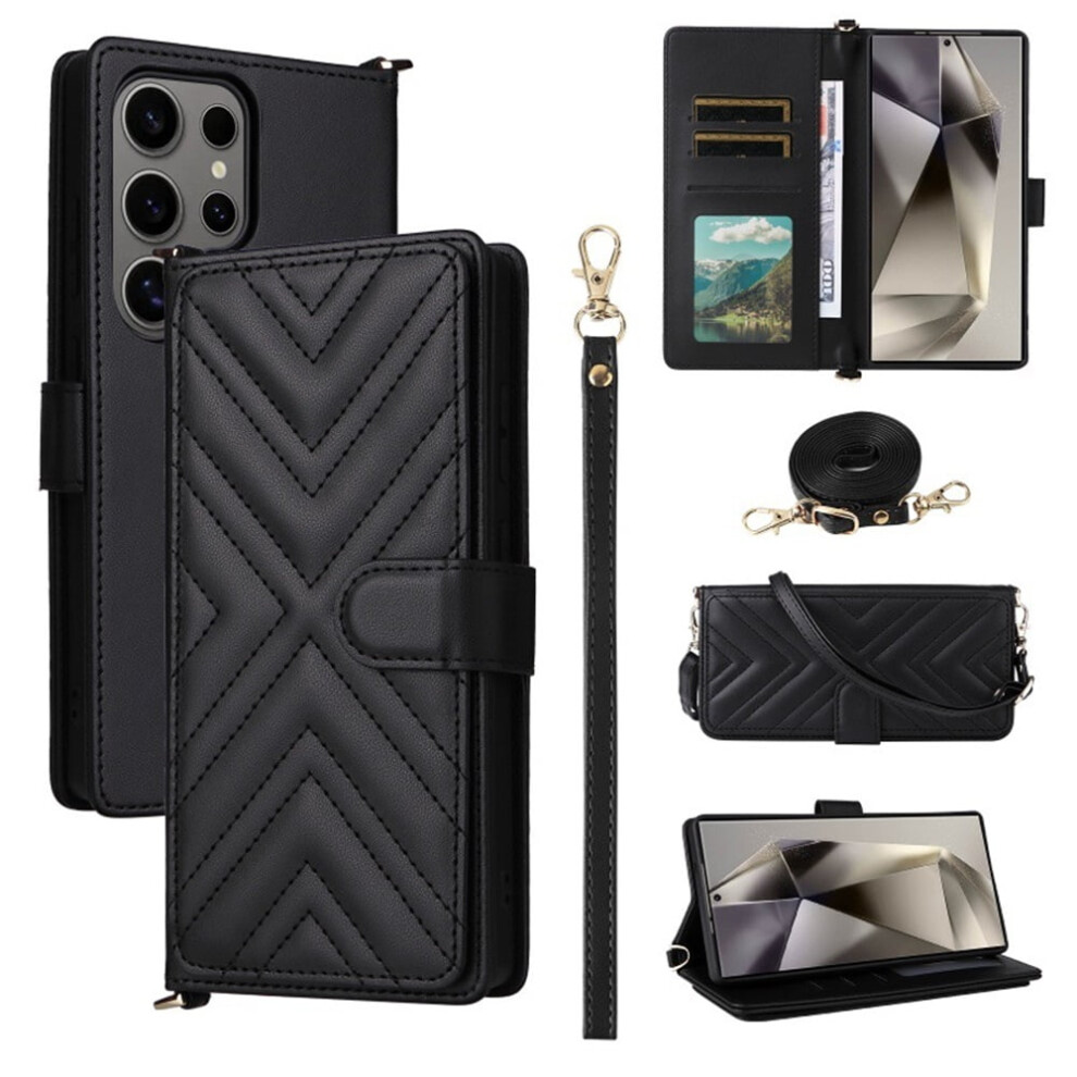 Samsung Galaxy S25 Ultra 5G Pu Leather Wallet Case With 968604582868
