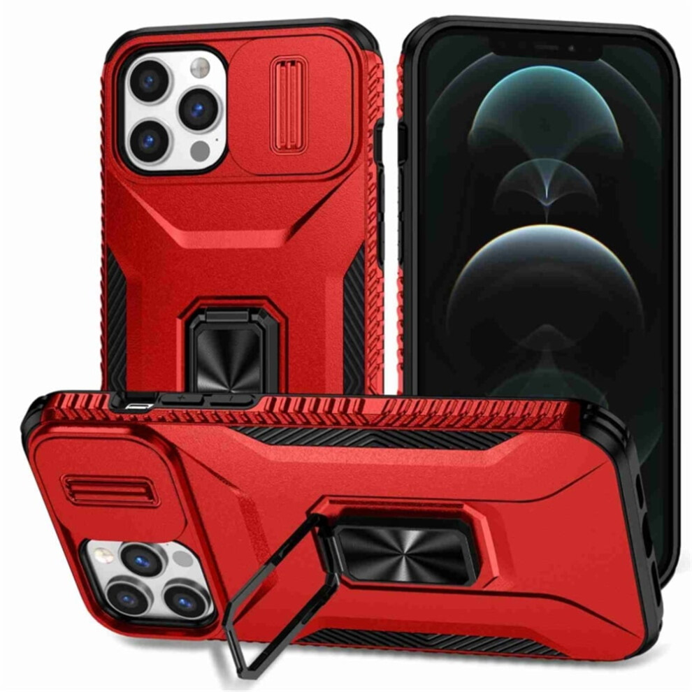 Iphone 12 Pro Max Slim Shockproof Hybrid Case Red 968604594571