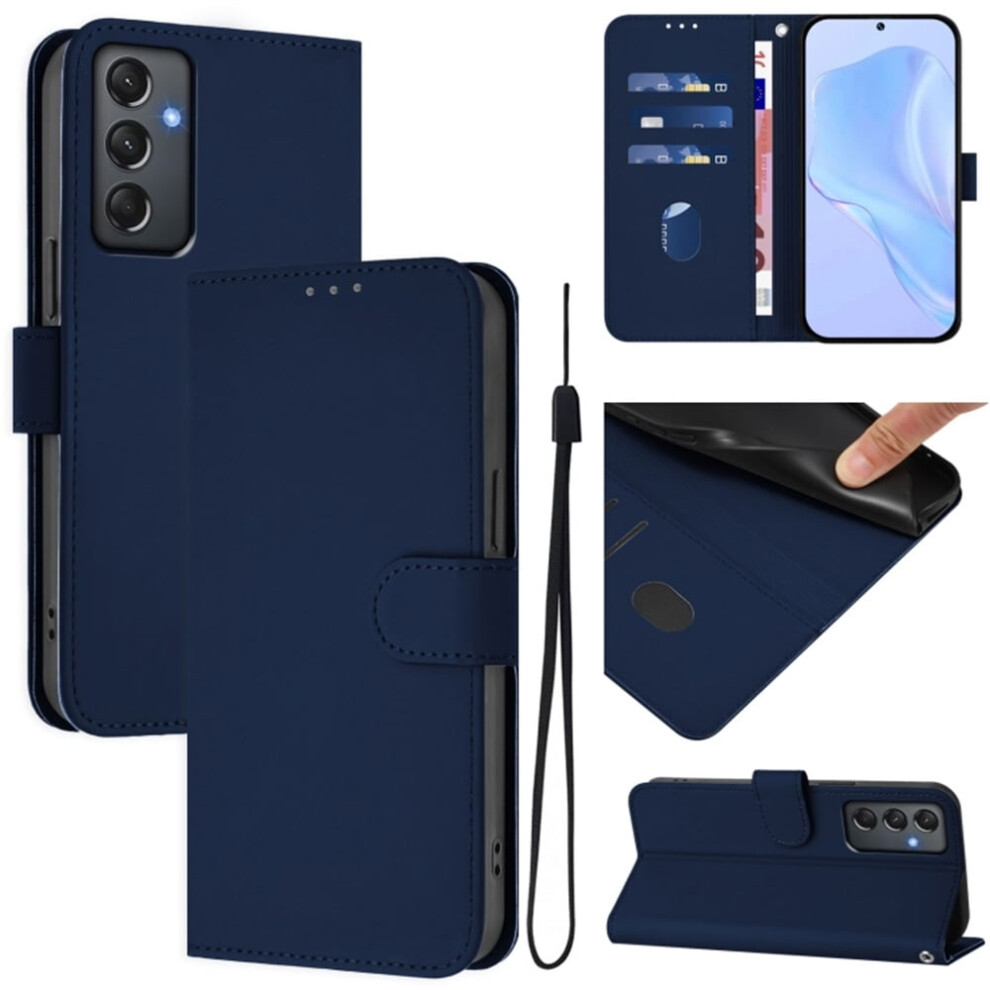 Wallet Case For Samsung Galaxy A24 4G Navy Blue 974856097012