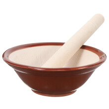 1 bol Ă broyer traditionnel pour la cuisine, mortier ou bol Ă broyer.