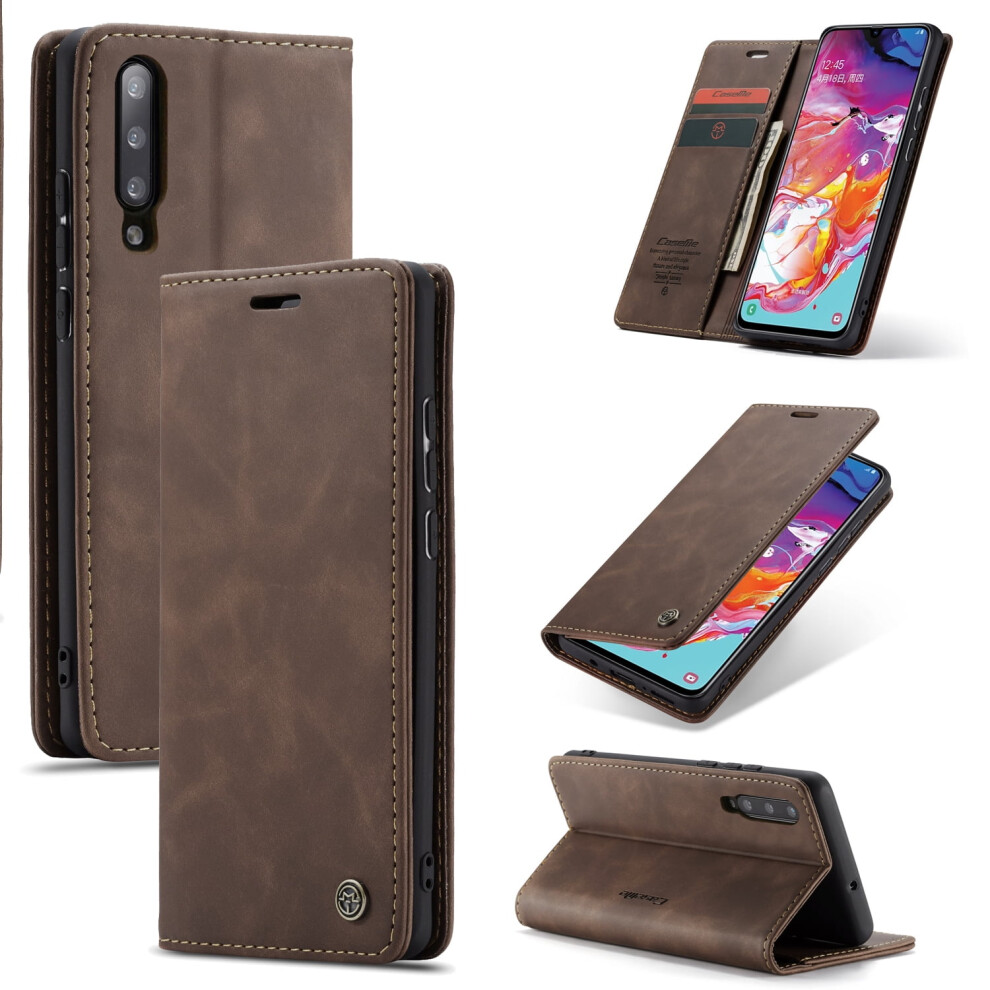 Caseme Leather Flip Wallet Case For Samsung Galaxy A70 Â 968604596735