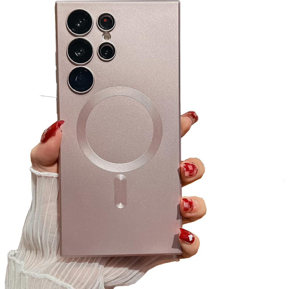 Magnetic Case For Samsung Galaxy S20 Soft Silicone Pink 974856086849
