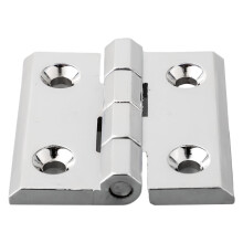 Balamale pentru uși metalice, argintii, pentru dulap, cutie din aluminiu, cu clapă spate, șopron