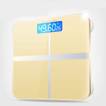 Smart Bathroom Scale LCD Gradient Purple Display Tempered