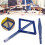 Corner Angle Finder Protractor for Woodworking Blue 1pc 1