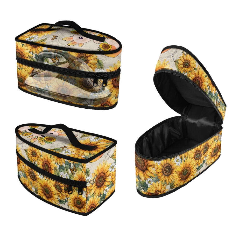 Sunflower Dustproof Portable Carrying Case Lightweight