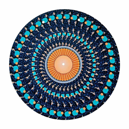 12 Inch Animated Zoetrope Slipmat Optical Illusion