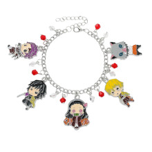 Demon Slayer charm bracelet for women and girls, 2.17 inch