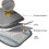 Honeycomb Gelpude med åndbart memory foam-stof1 4