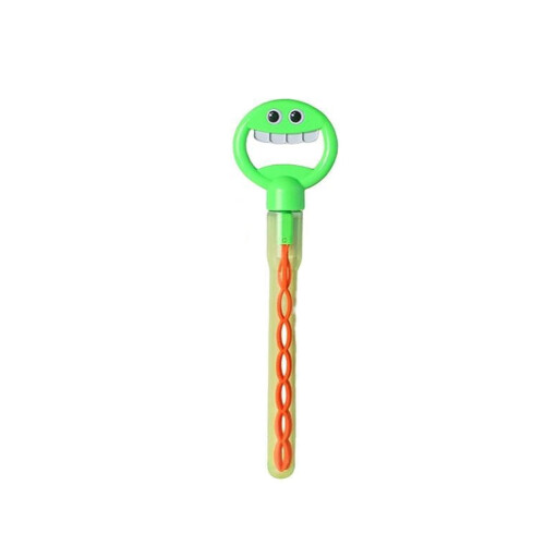Smiling Face Bubble Wand with 10 Refills 32-Hole 2