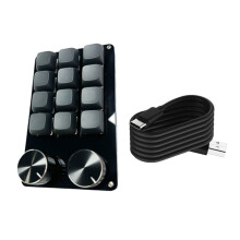 High Efficiency Programmable Macro Keyboards,9/10/12/15Key Mechanical Gaming Keypad for Multimedia and Industrial Use