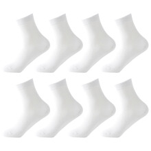 Men's Ankle Socks Mesh Breathable Thin Black White