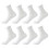 Men's Ankle Socks Mesh Breathable Thin Black White 1