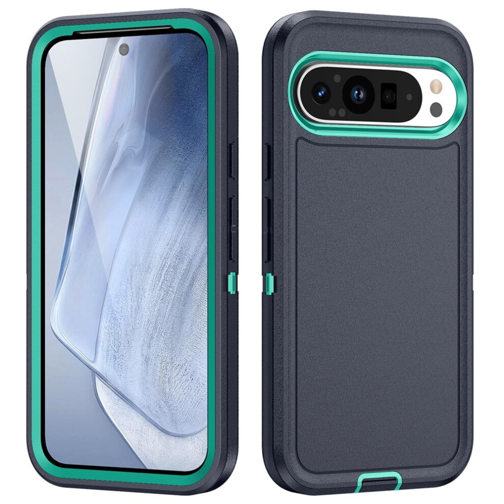 Google Pixel 9 Rugged Case 3-Layer Shockproof Dust Green 968604600081