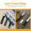 Grillbesteck-Rostheber, hitzebeständiges Grillset 3