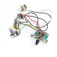 Strat Guitar Pickup Wiring Harness with 5-Way Switch and