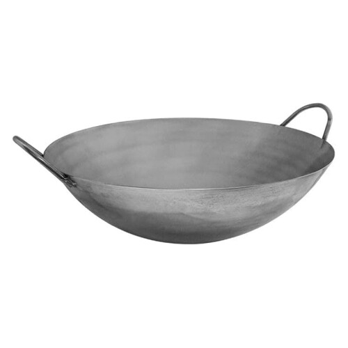 Carbon Steel Wok Pan 24 Inch Two Handle